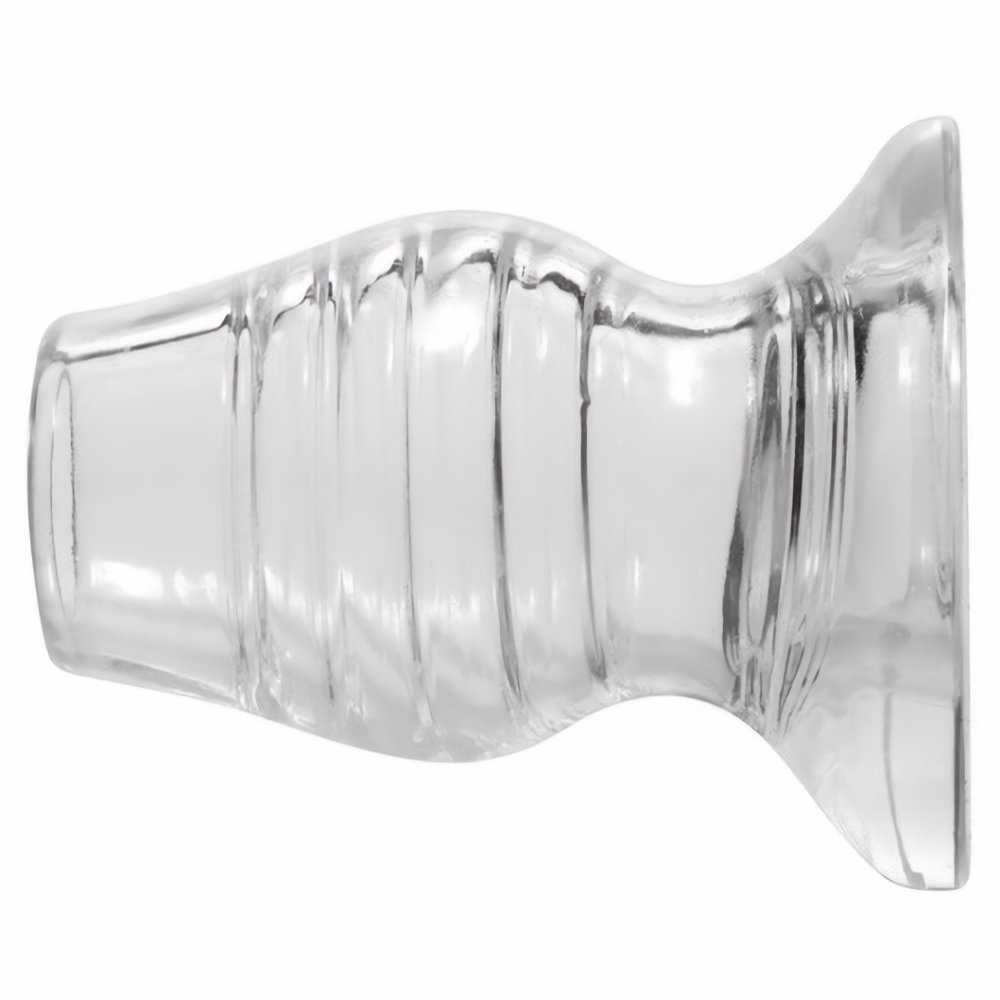 the invasion silicone hollow anal plug Anal Sex Spreader Clear Hollow Silicone Butt Plug Comfort Deep Access Tunnel main image 0